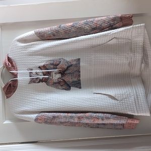 Quilted Cozy Cat Hoodie